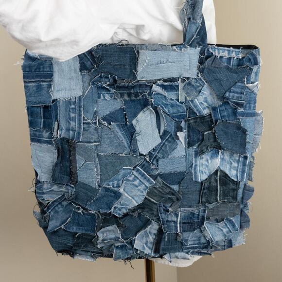 Upcycled reworked carhartt tote bag - Picture 2 of 8